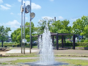 噴水の写真